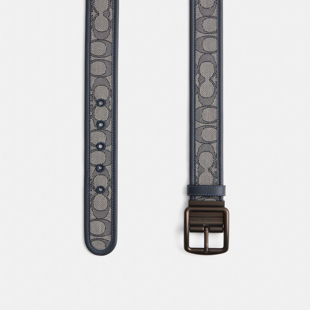COACH®,Restored Harness Buckle Belt, 38 Mm,,Closer View