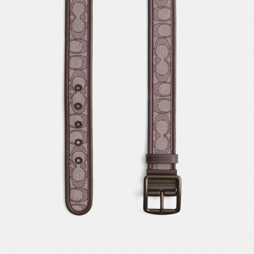 COACH®,Restored Harness Buckle Belt, 38 Mm,,Closer View