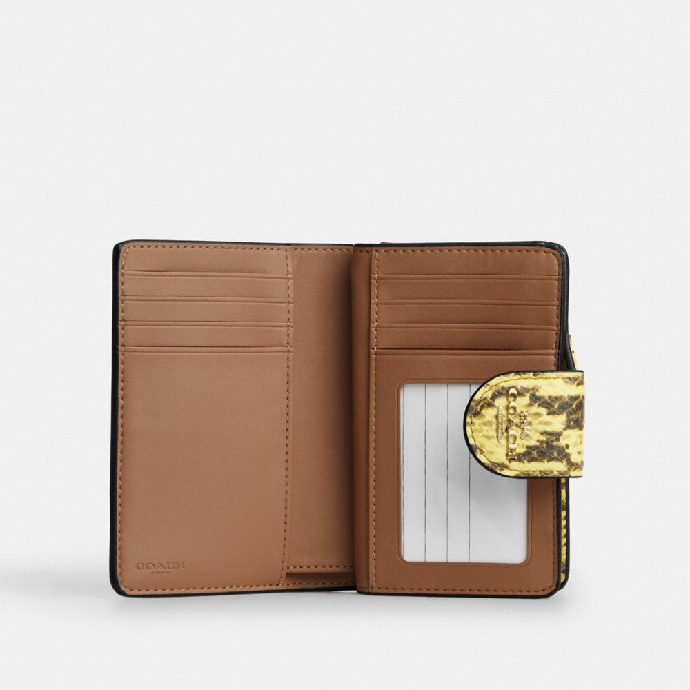 COACH®,Medium Corner Zip Wallet,,Inside View,Top View