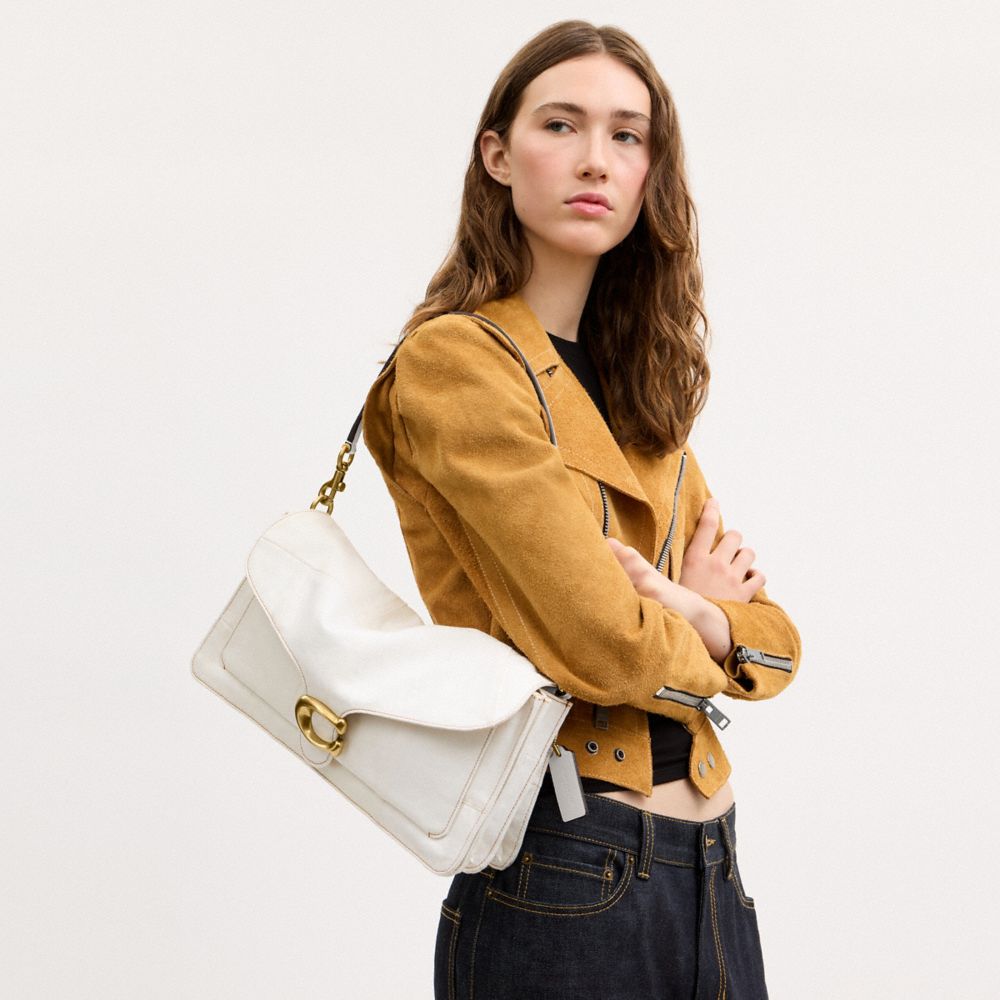 Женские сумки Coach Tabby Shoulder 36 In Repurposed Denim — фото 6