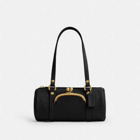 Женские сумки Coach Kisslock Barrel Bag 28