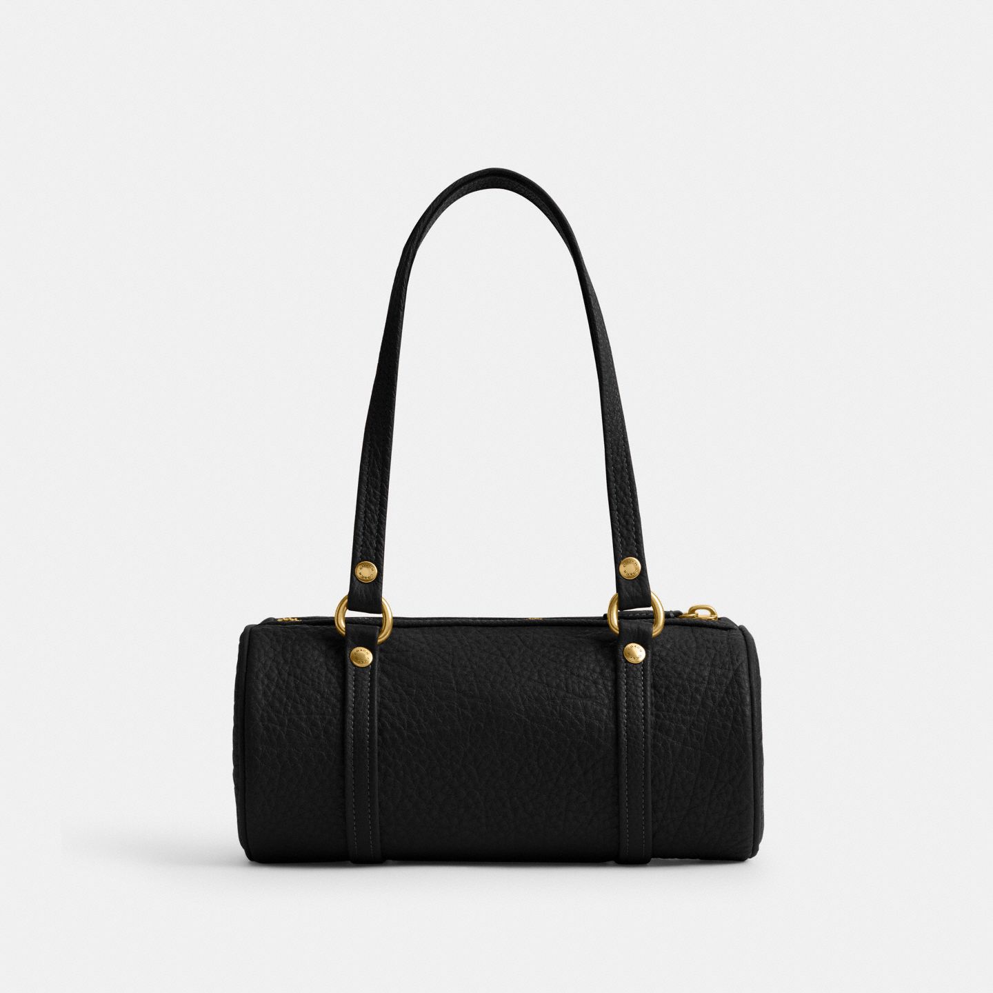 Женская сумка Coach Kisslock Barrel Bag 28, цвет: Латунный / Чёрный — фото 3