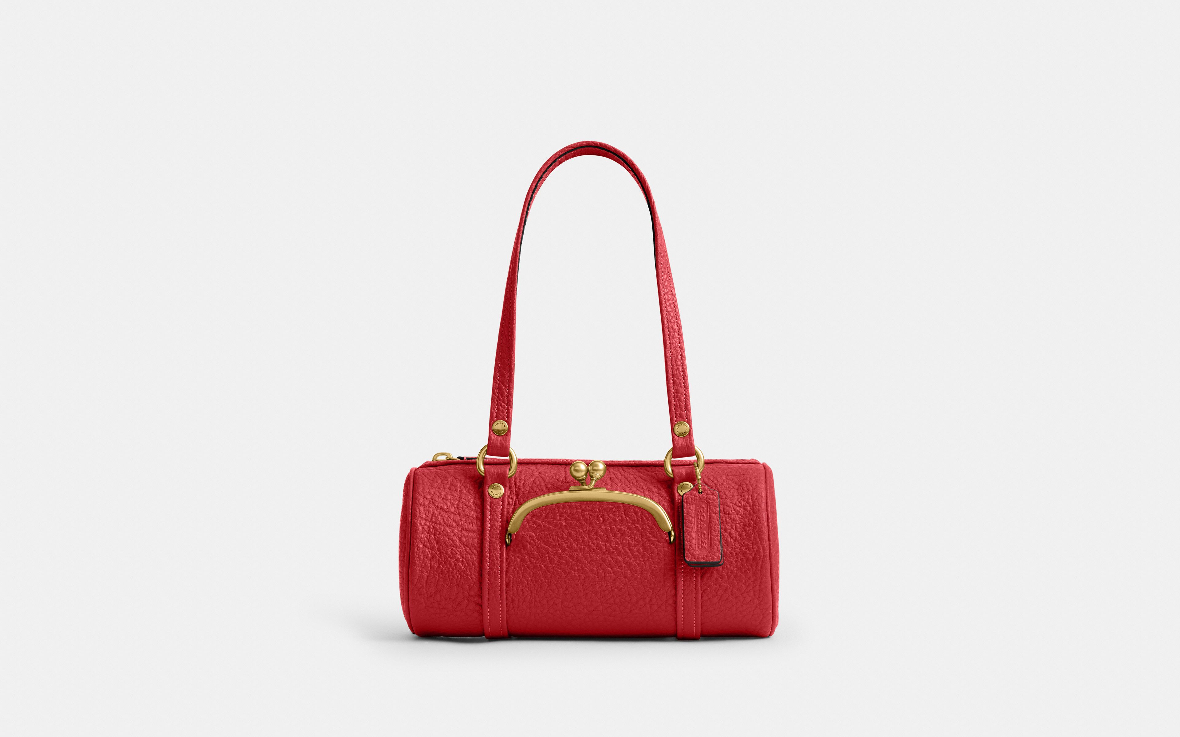 Kisslock Barrel Bag 28