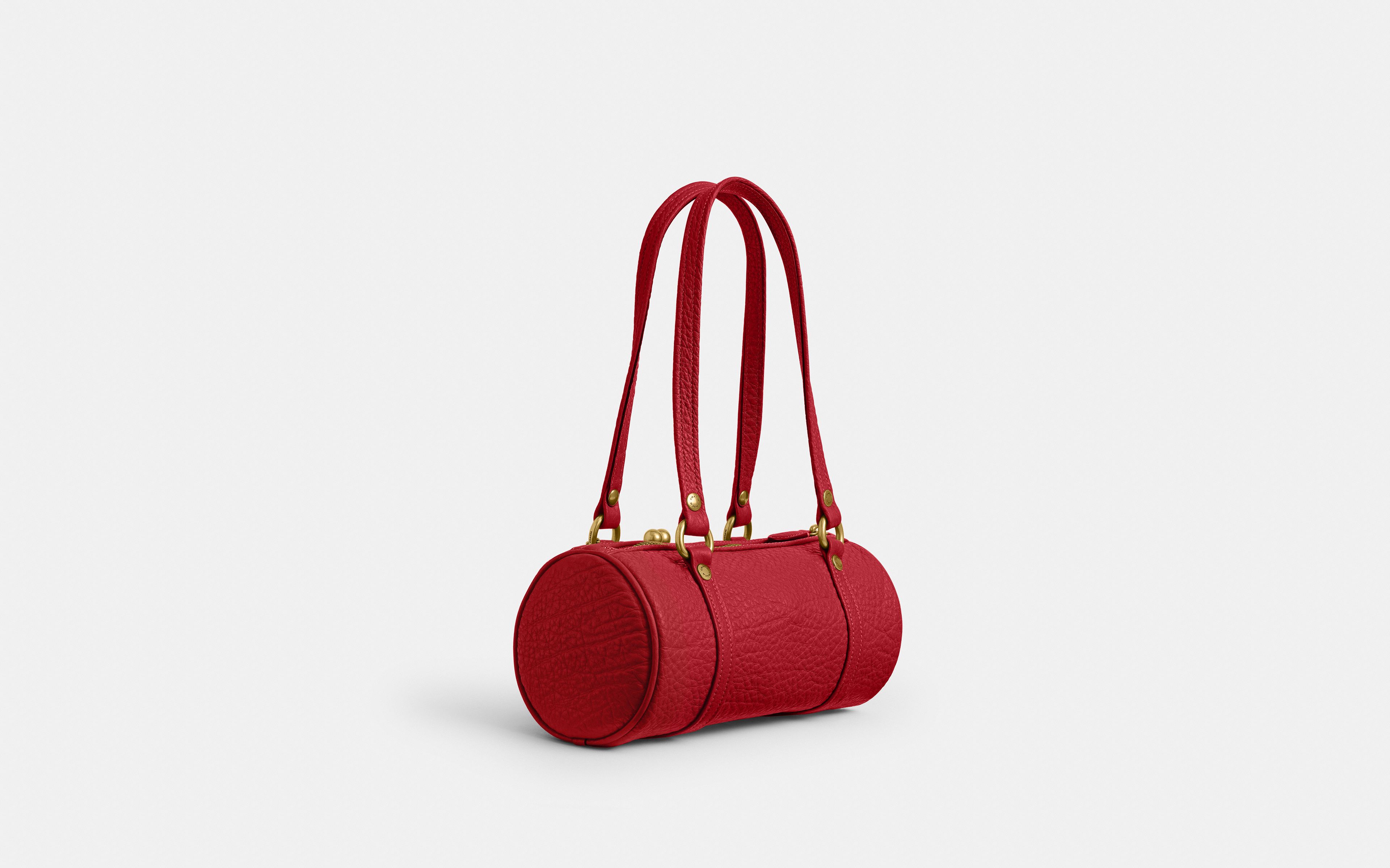 Kisslock Barrel Bag 28