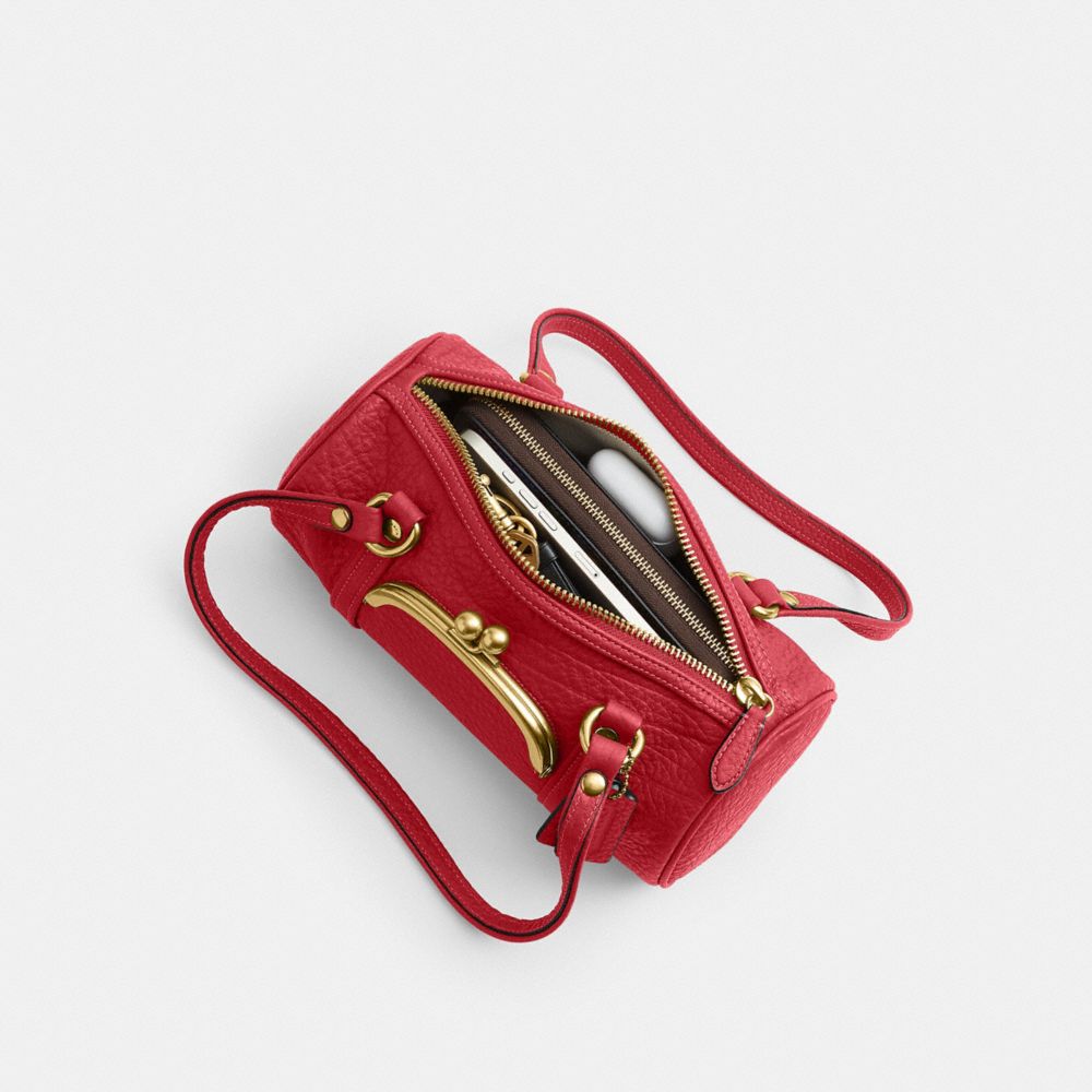 Kisslock Barrel Bag 28