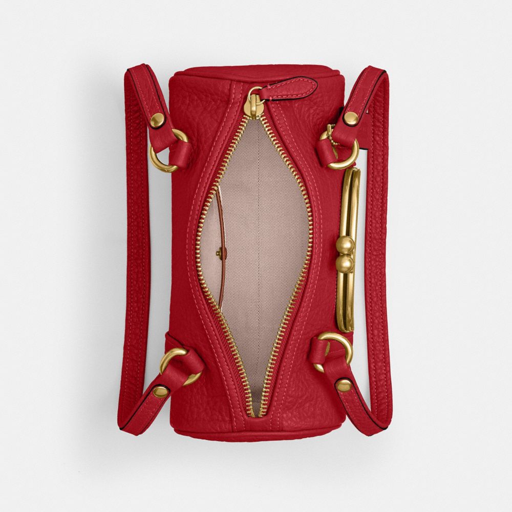 Kisslock Barrel Bag 28