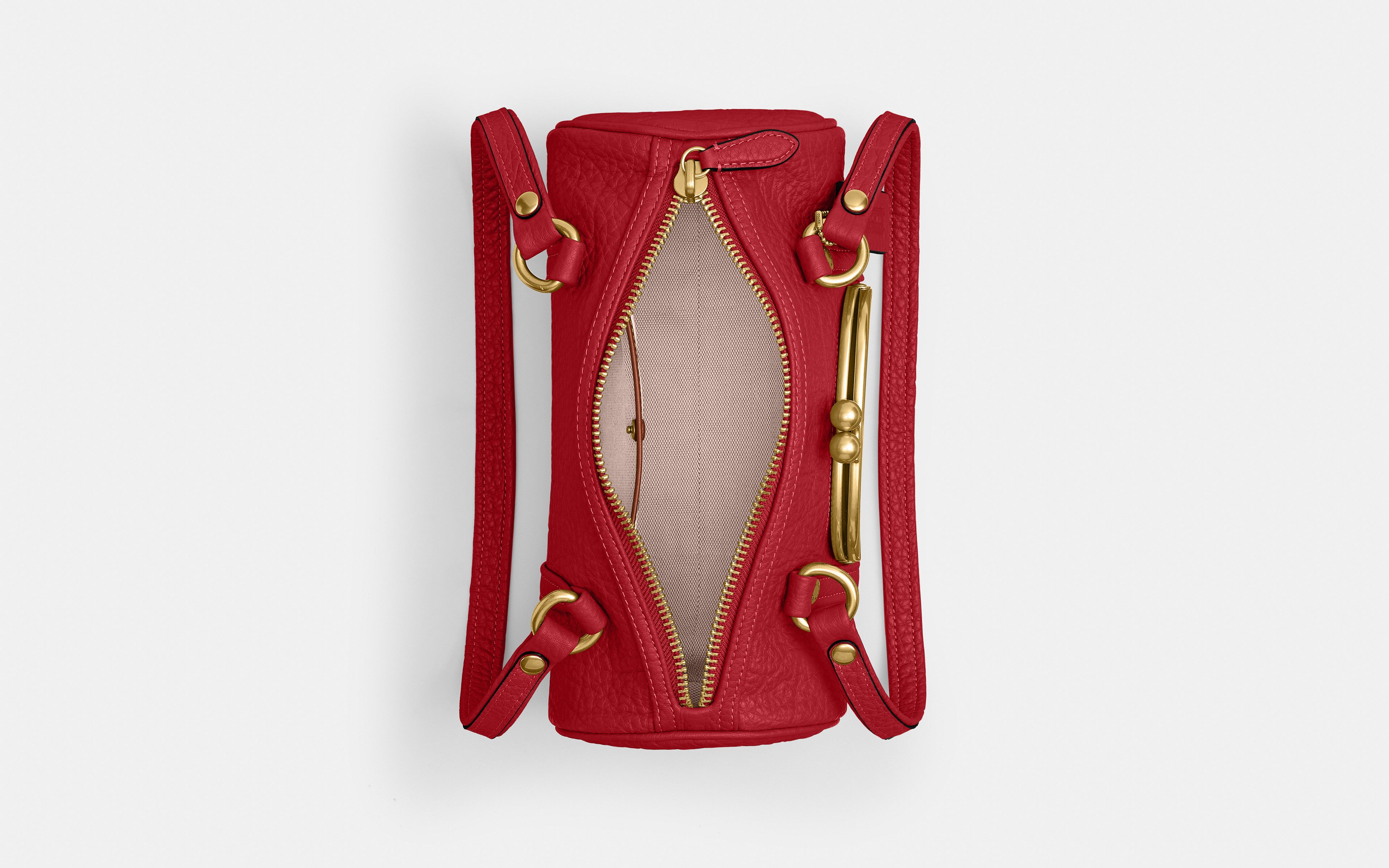 Kisslock Barrel Bag 28