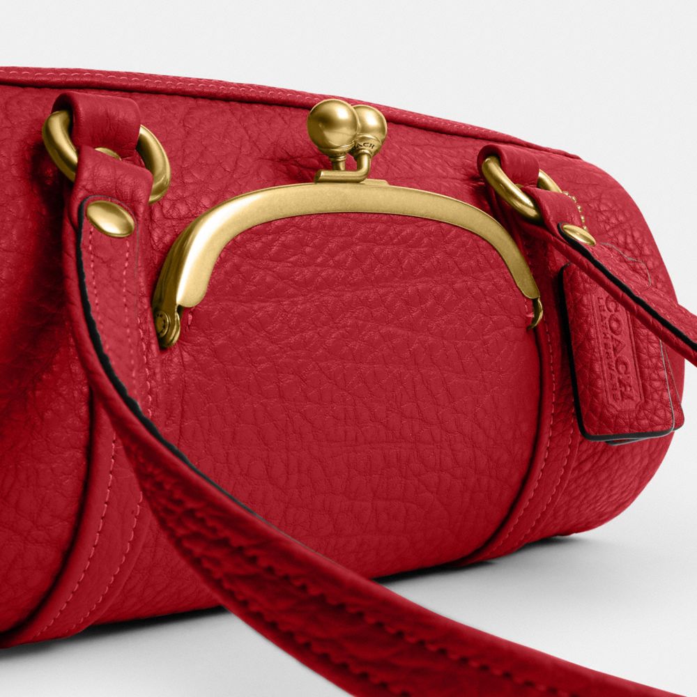 Kisslock Barrel Bag 28