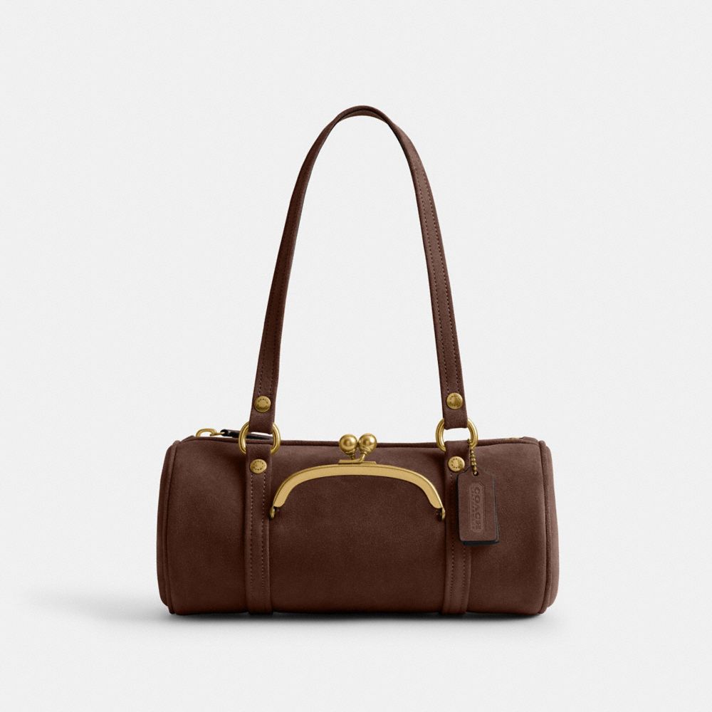 Latón/Chocolate oscuro,Vista frontal