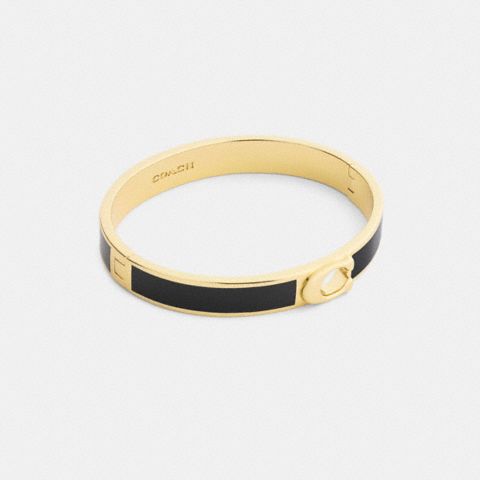 Coach C Hinged Bangle