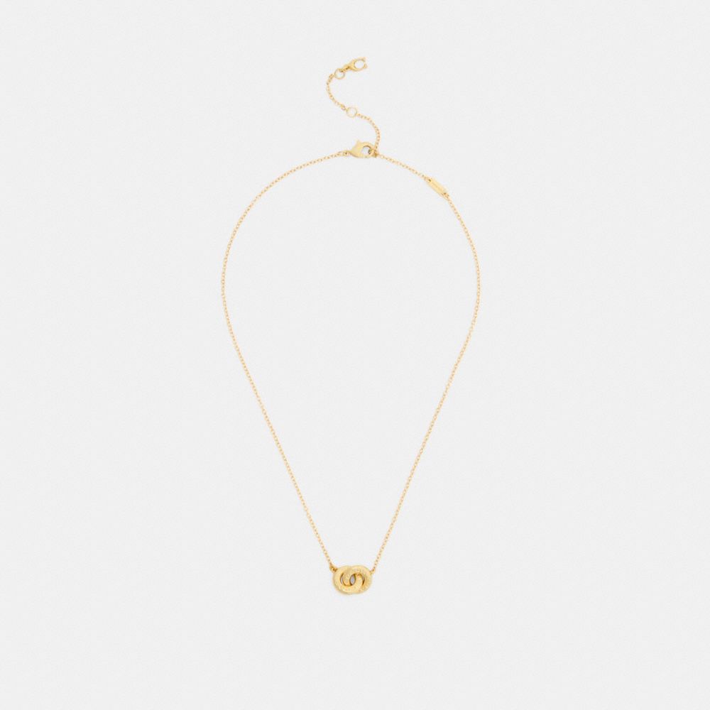 Coach Interlock Pendant Necklace — фото 2