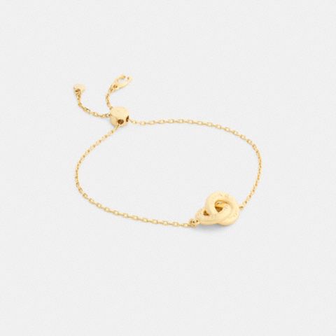 Coach Interlock Slider Bracelet