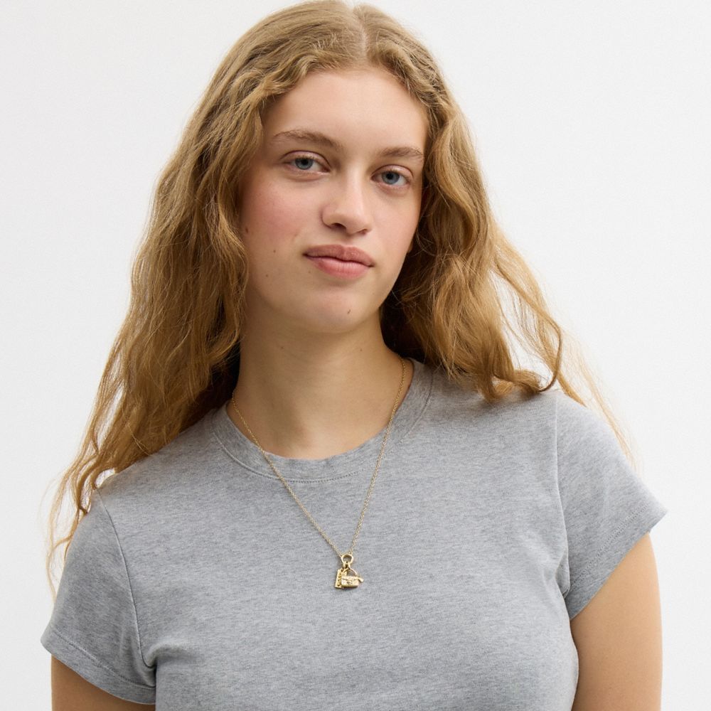 Handbag Charm Pendant Necklace