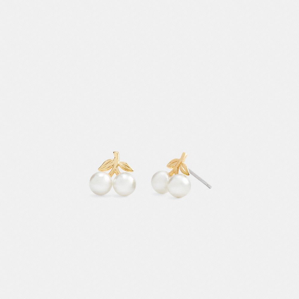 COACH® | Pearl Cherry Stud Earrings
