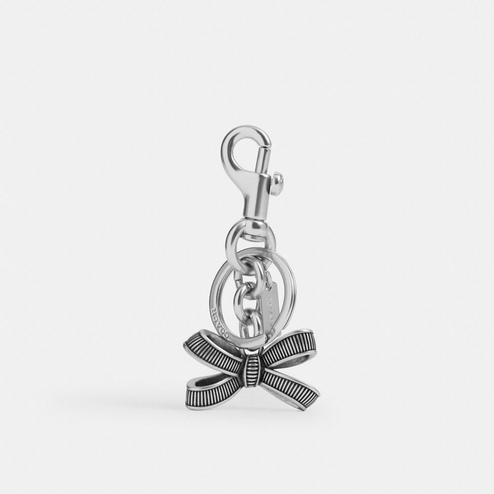 COACH®,Bow Bag Charm,,Front View