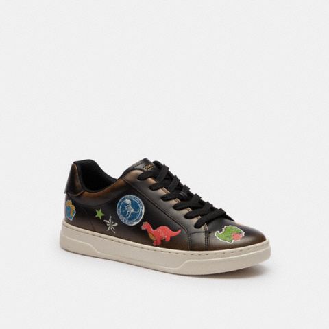 Женские кроссовки Coach Rexy 10 Th Birthday High Line Sneaker With Sticker Print