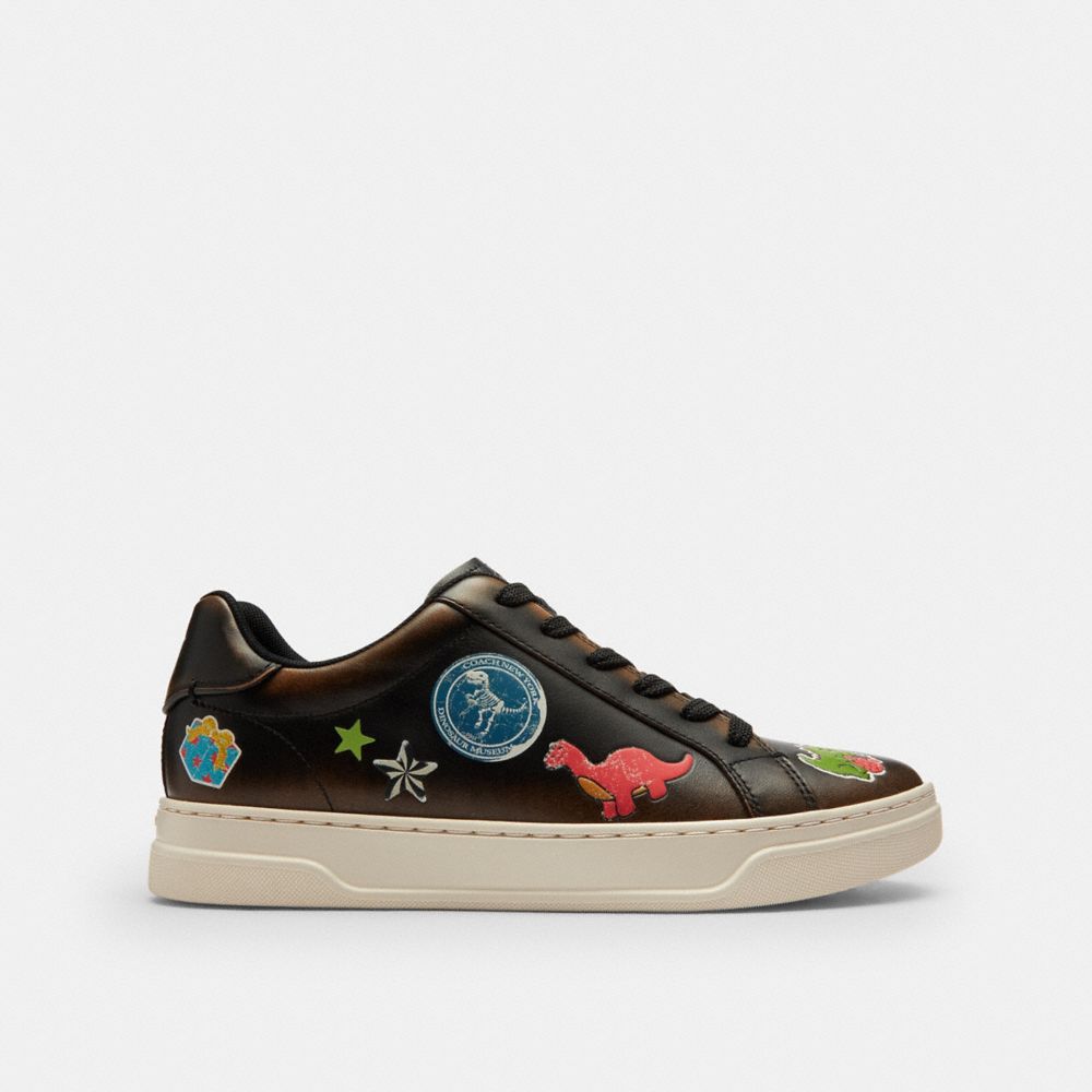 Женские кроссовки Coach Rexy 10 Th Birthday High Line Sneaker With Sticker Print — фото 2