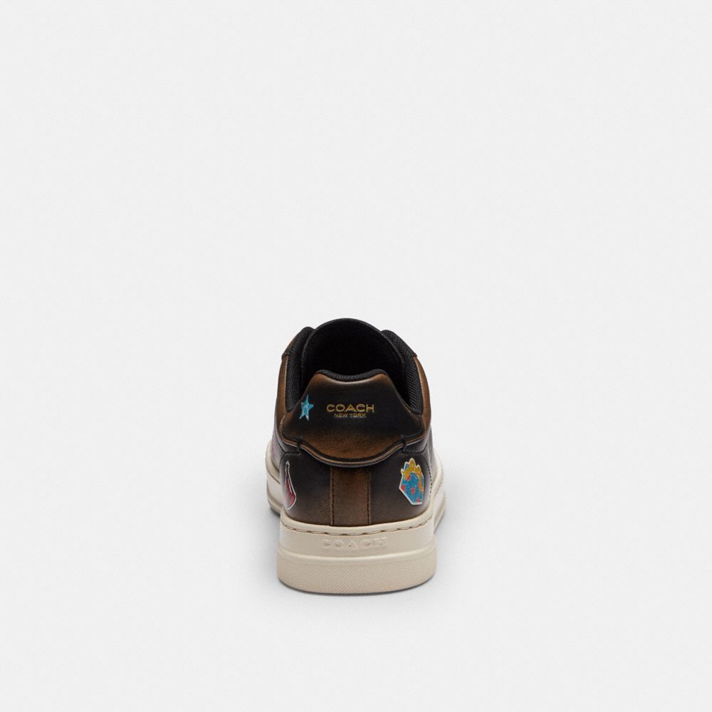 Женские кроссовки Coach Rexy 10 Th Birthday High Line Sneaker With Sticker Print — фото 4