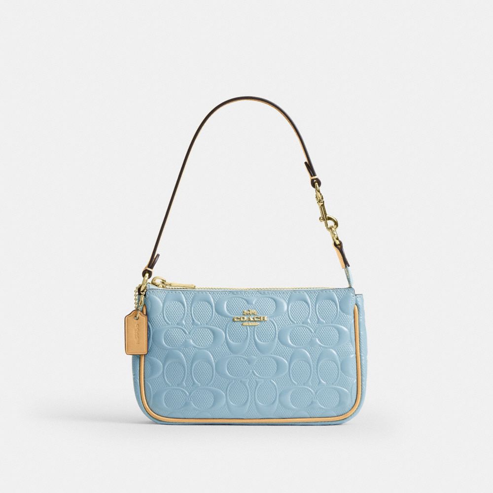 COACH®,Or/Bleu Pâle,Front View