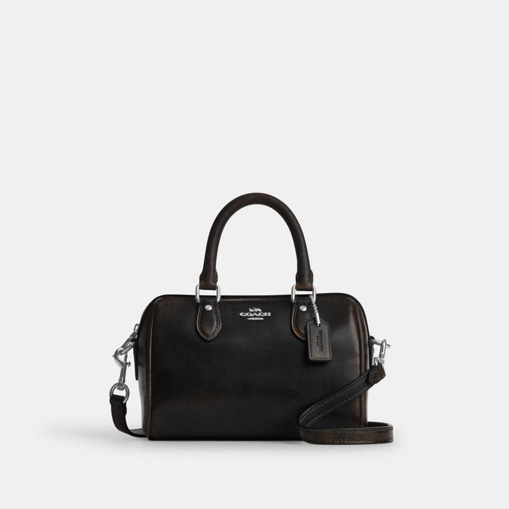 Mini Rowan Crossbody Bag In Loved Leather | Bags | Coach