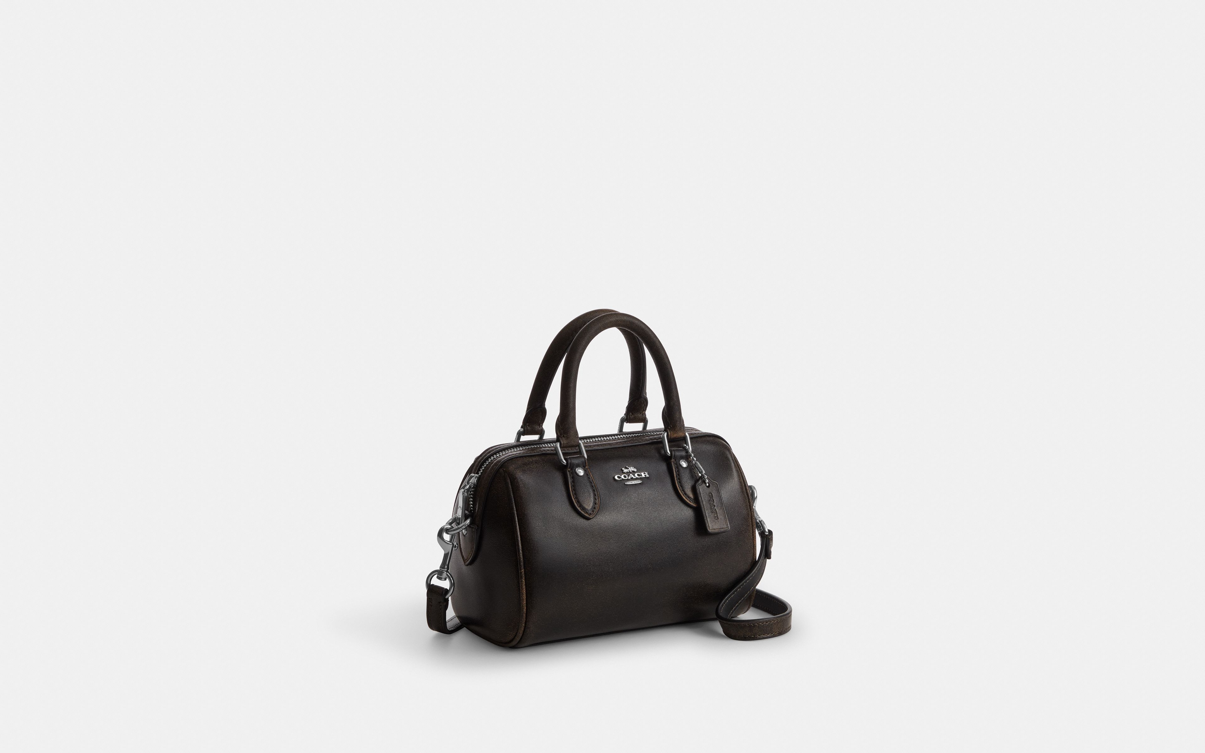 Mini Rowan Crossbody Bag In Loved Leather