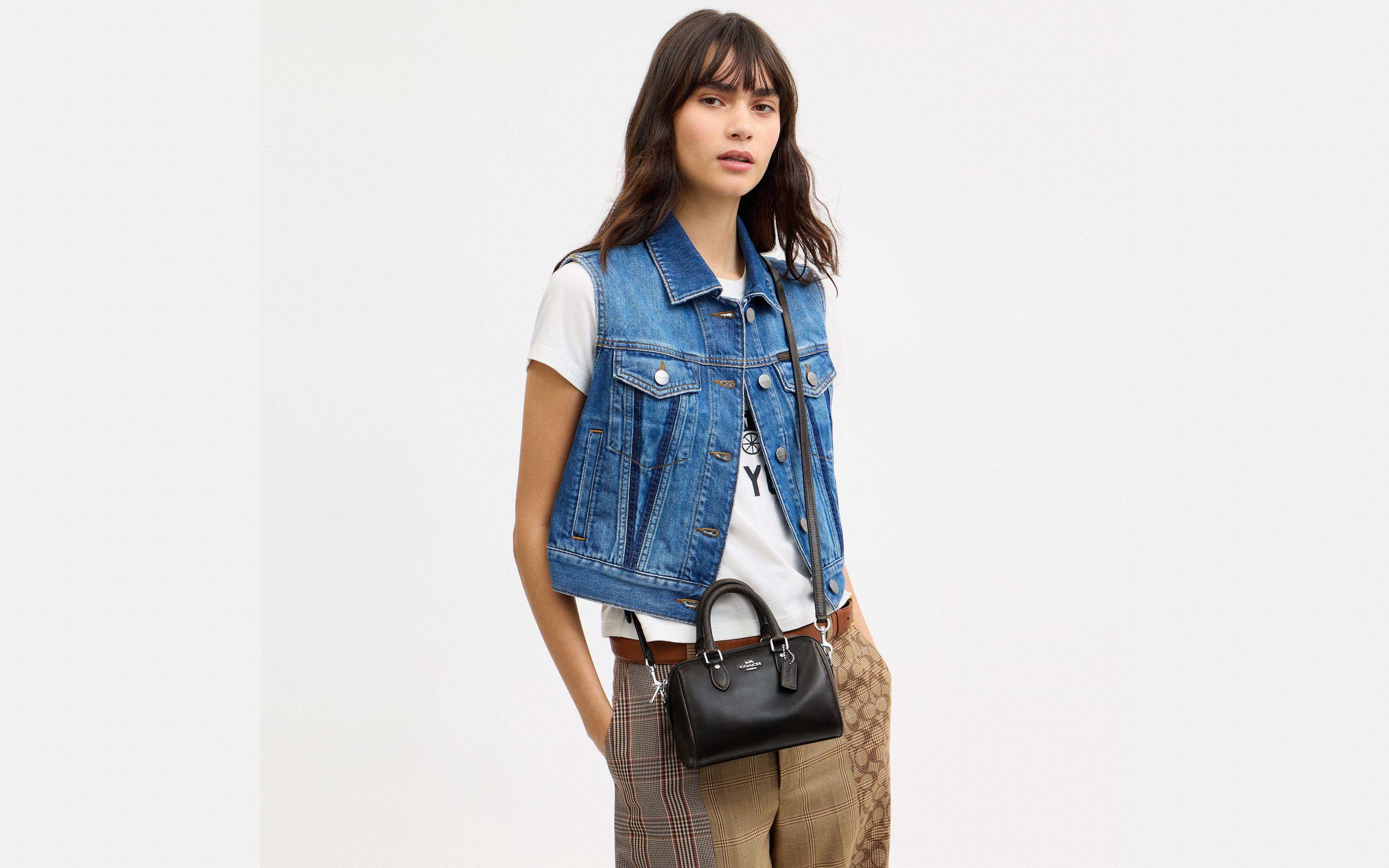 Mini Rowan Crossbody Bag In Loved Leather