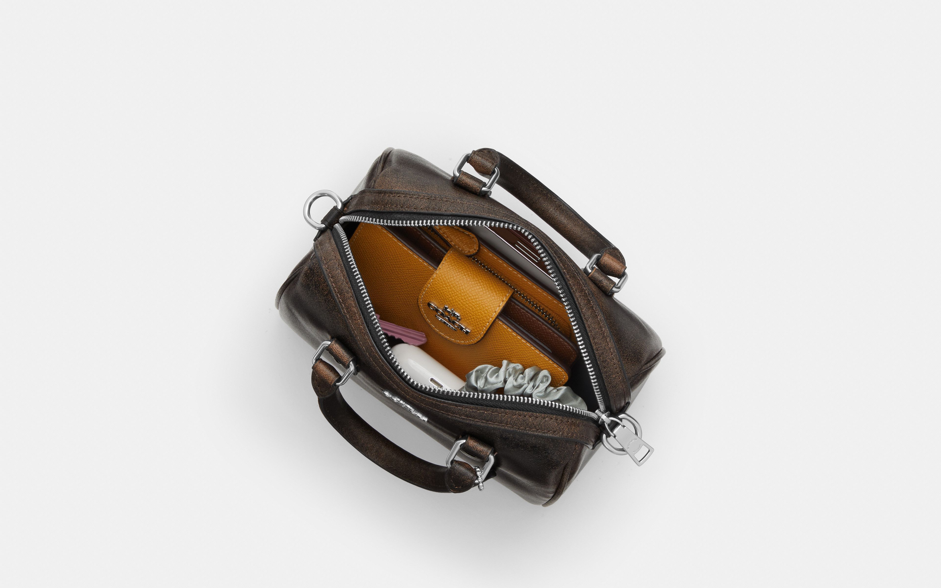 Mini Rowan Crossbody Bag In Loved Leather