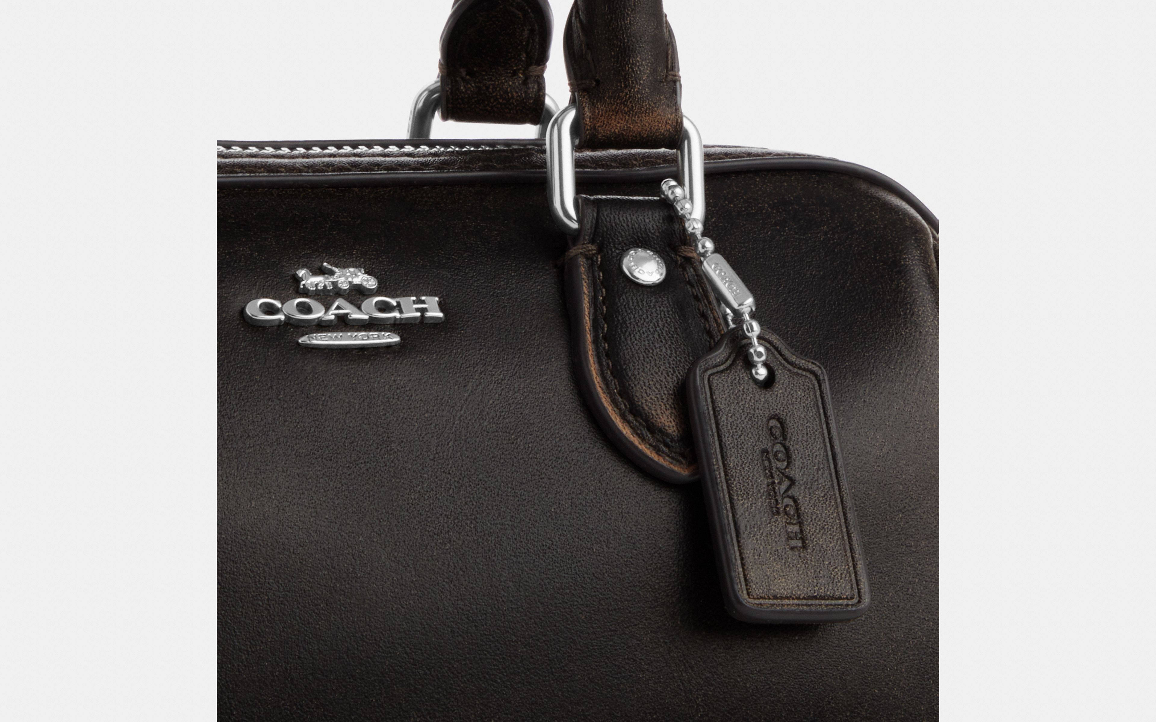 Mini Rowan Crossbody Bag In Loved Leather
