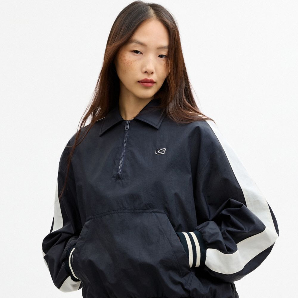 Sporty Half Zip Jacket