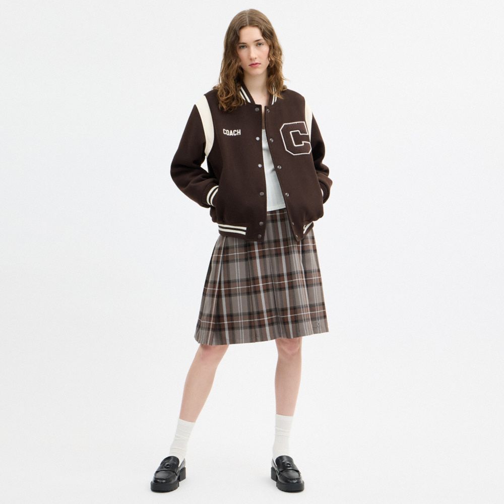 Женские куртки Coach Wool Varsity Jacket — фото 3