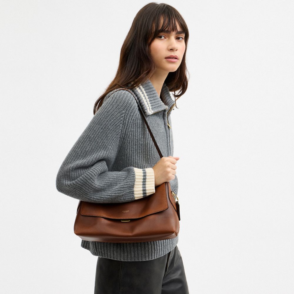 Женские сумки Coach Chelsea Shoulder 30 In Loved Leather — фото 6