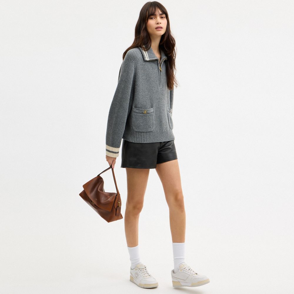 Женские сумки Coach Chelsea Shoulder 30 In Loved Leather — фото 7