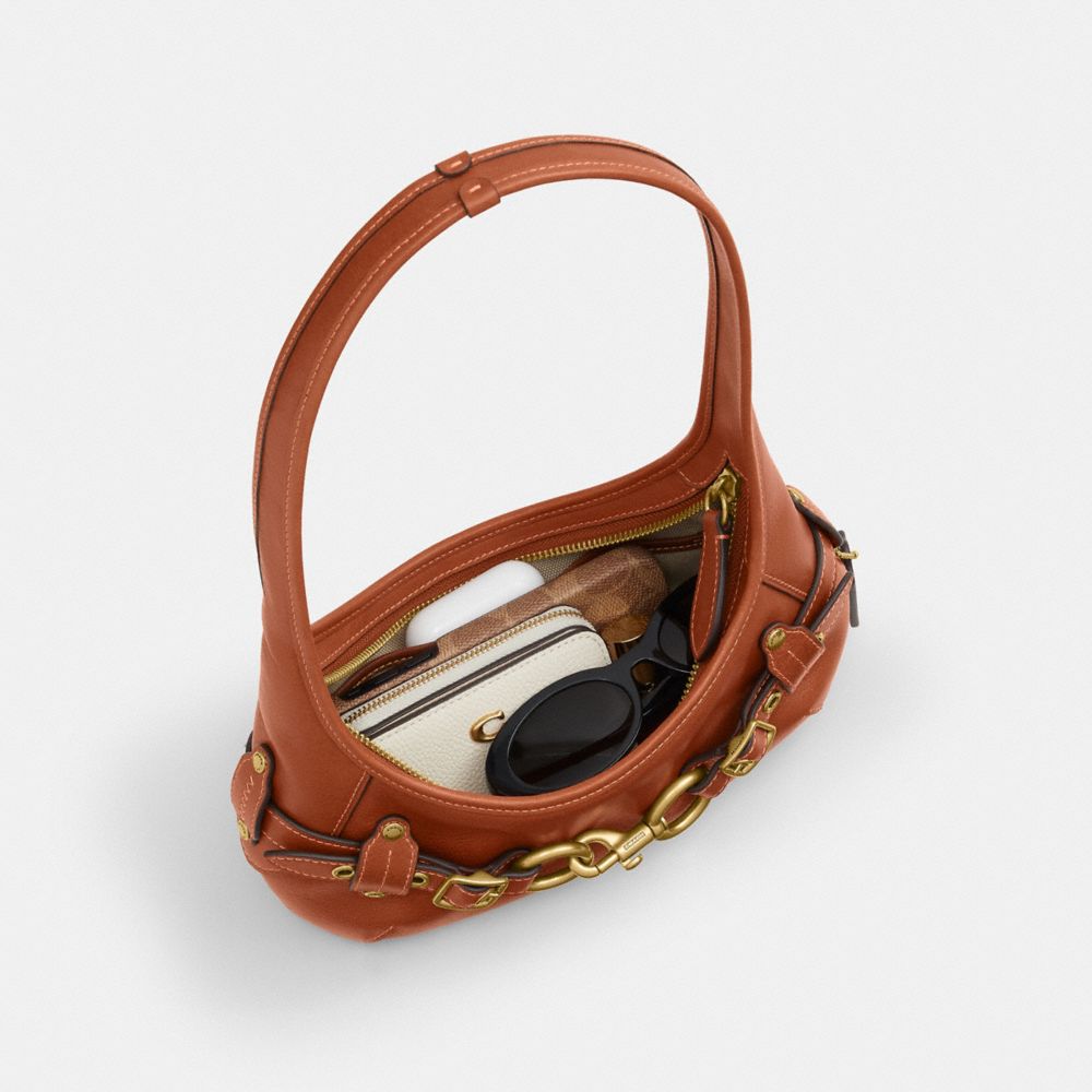 Женские сумки Coach Belted Ergo Shoulder 26 — фото 3