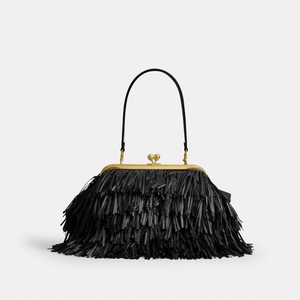 COACH®,Laiton/Noir,Front View