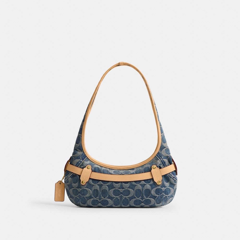 【大人気モデル】COACH デニム エルゴ シグネチャー ワンショルダーバッグ 公式】COACH – コーチ | ベルテッド エルゴ ショルダー バッグ 26