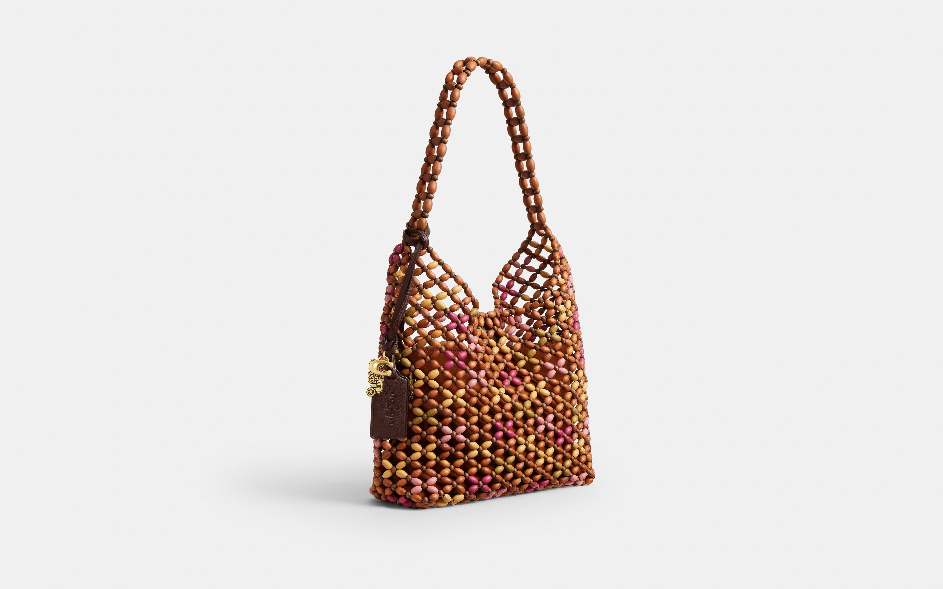 Brooklyn Shoulder Bag 28 With Wooden Beading