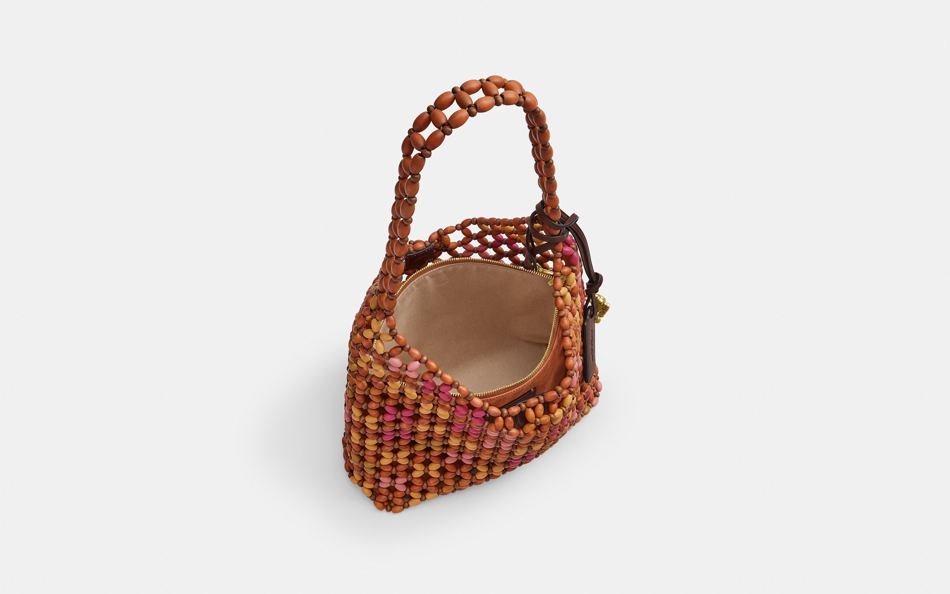 Brooklyn Shoulder Bag 28 With Wooden Beading