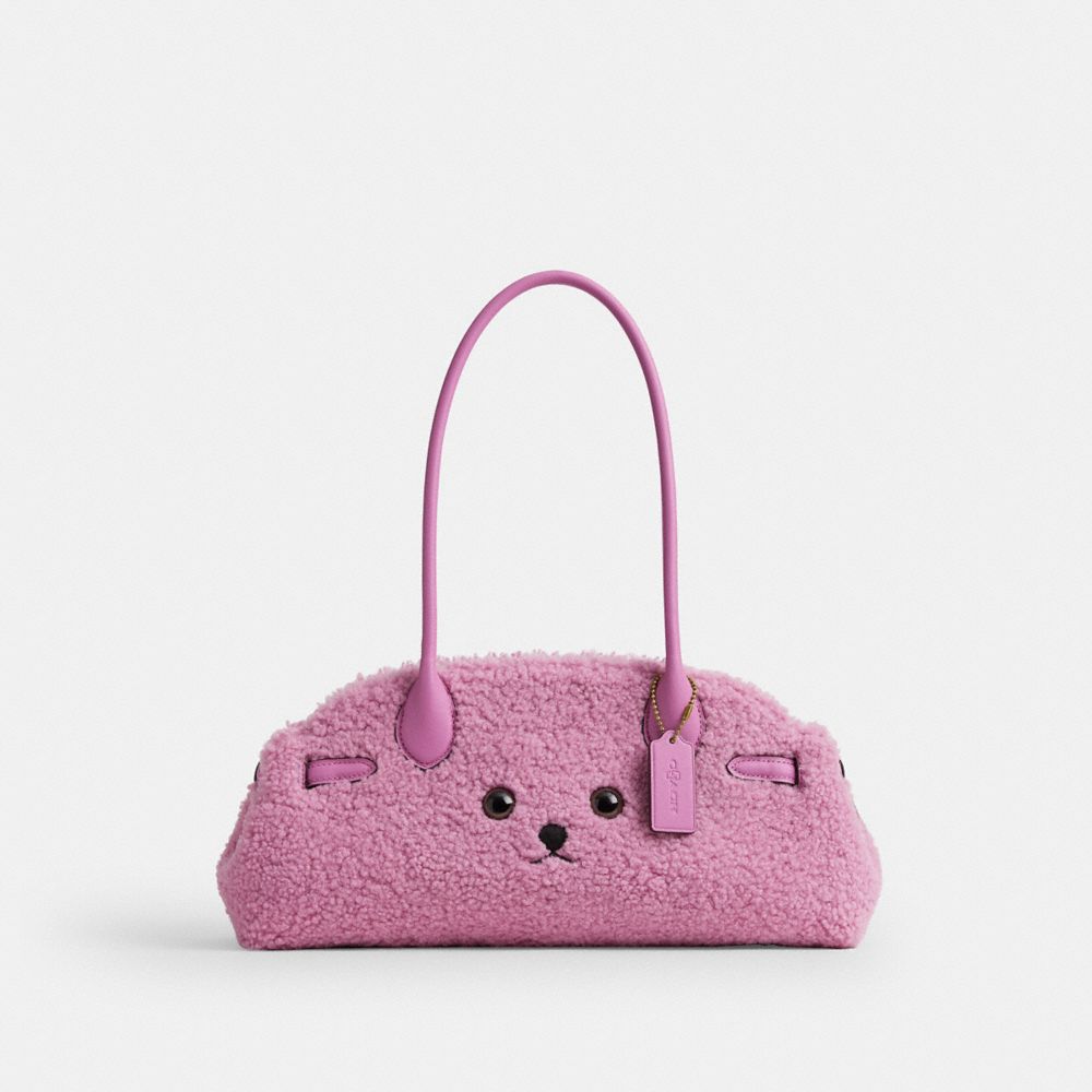 COACH®,Coach | Brain Dead Empire Carryall Bag 34 In Shearling,,Front View