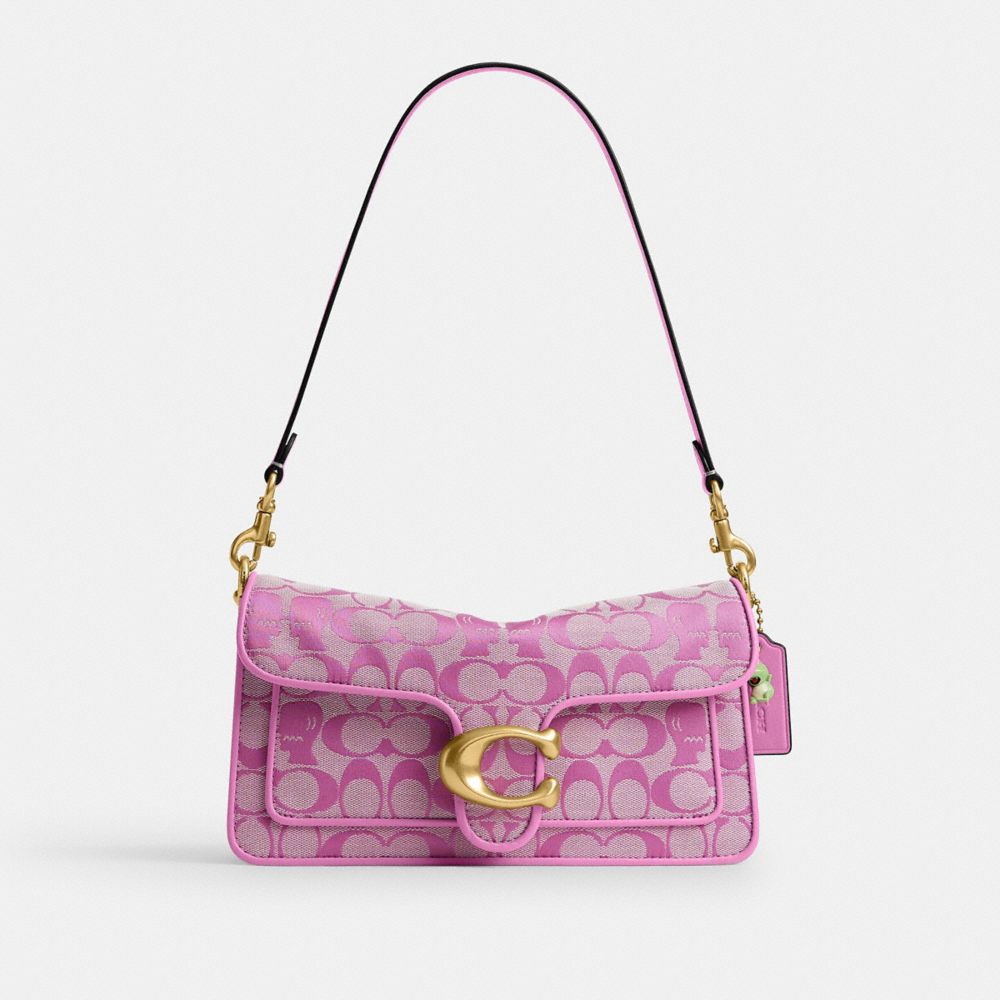 COACH&reg;,Coach | Brain Dead Soft Tabby Shoulder Bag 26 In Signature Jacquard,,Front View