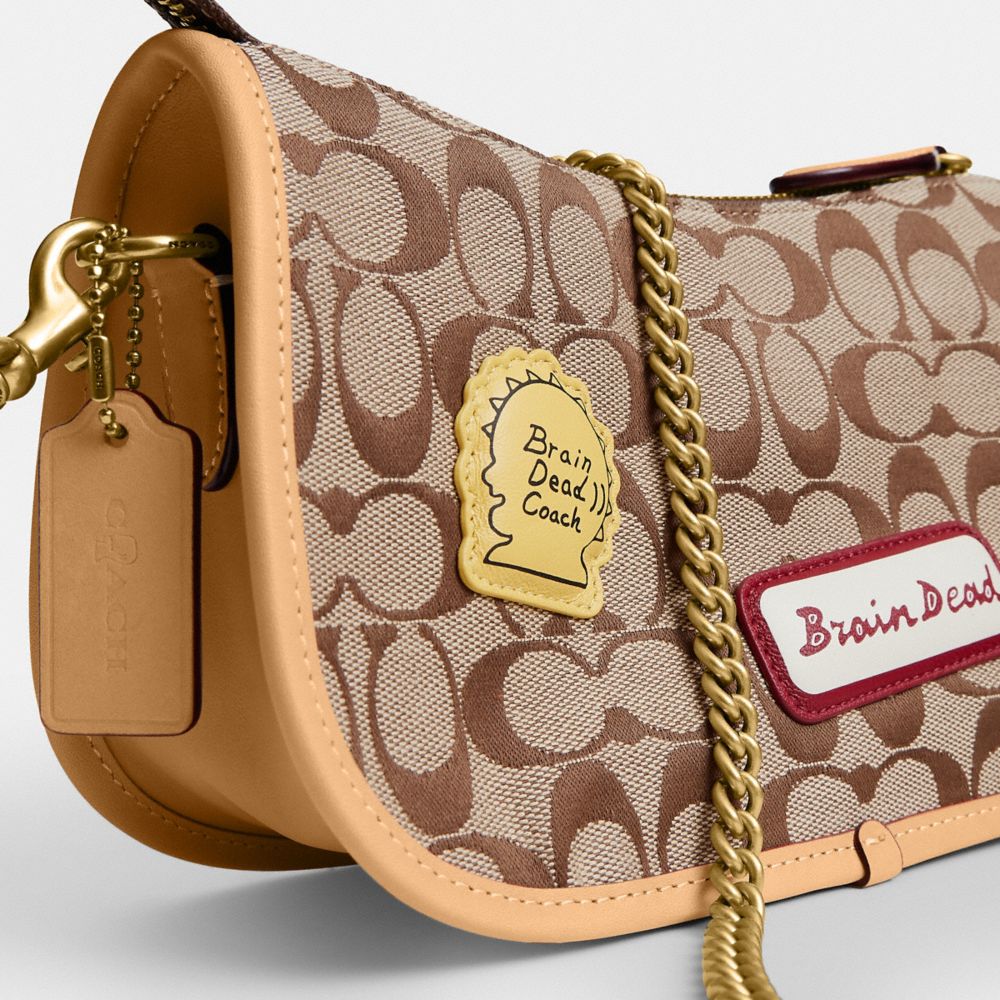 【COACH | BRAIN DEAD】ウェイバリー バッグ・シグネチャー ジャカード・パッチ 6