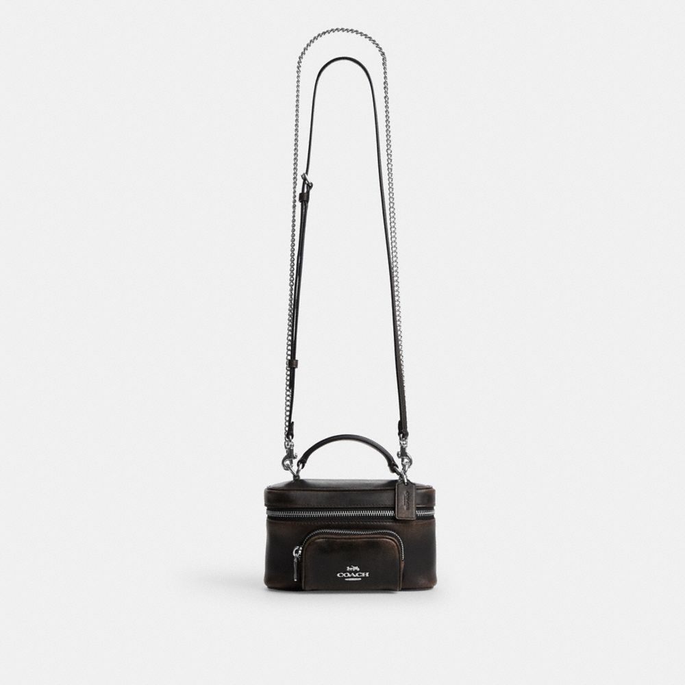 Rainer Crossbody Bag 18 With Pocket In Loved Leather