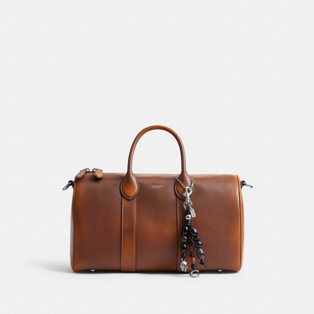 COACH®,Beaded Cluster Bag Charm,,Angle View