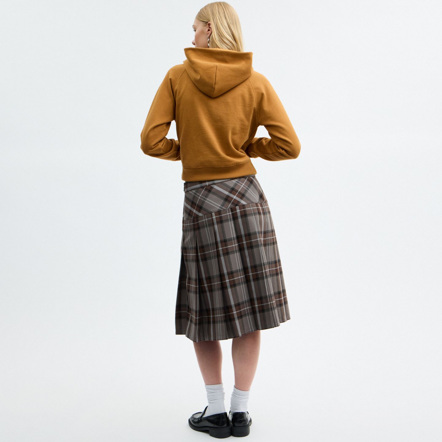 Мужское худи Coach Sporty Script, цвет: Светлый коричневый — фото 3
