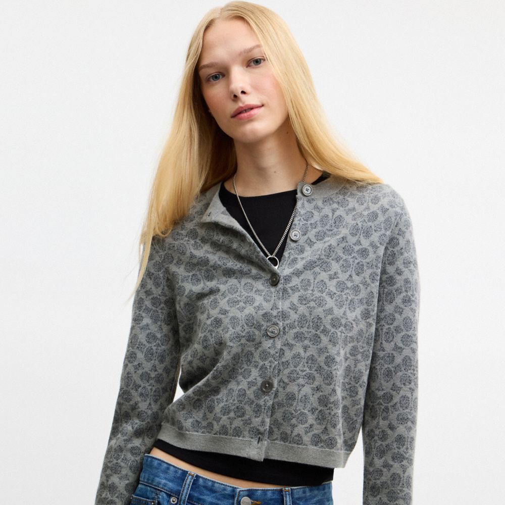 Signature Button Down Cardigan