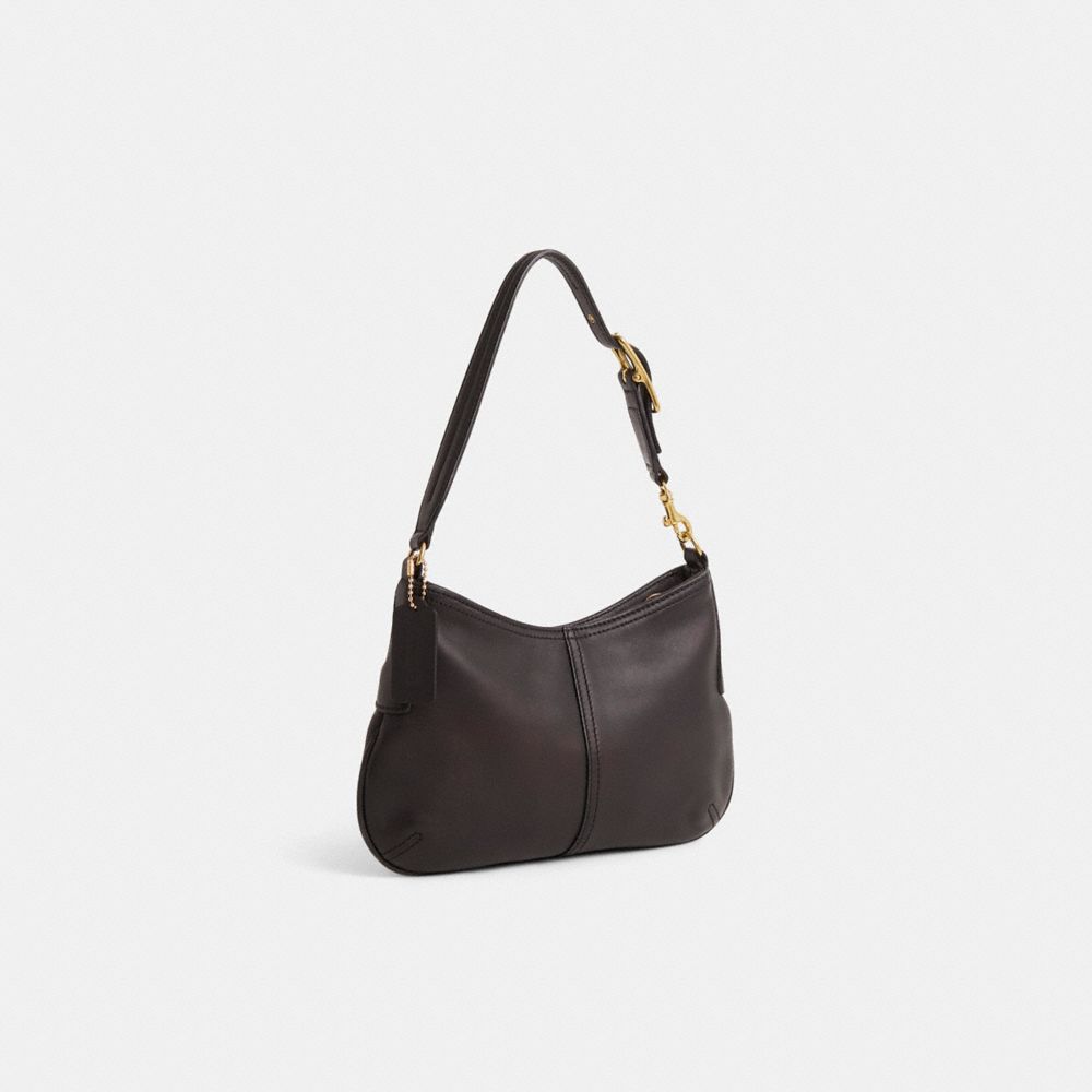 COACH®,Vintage Legacy West Demi Pouch,Black,Angle View