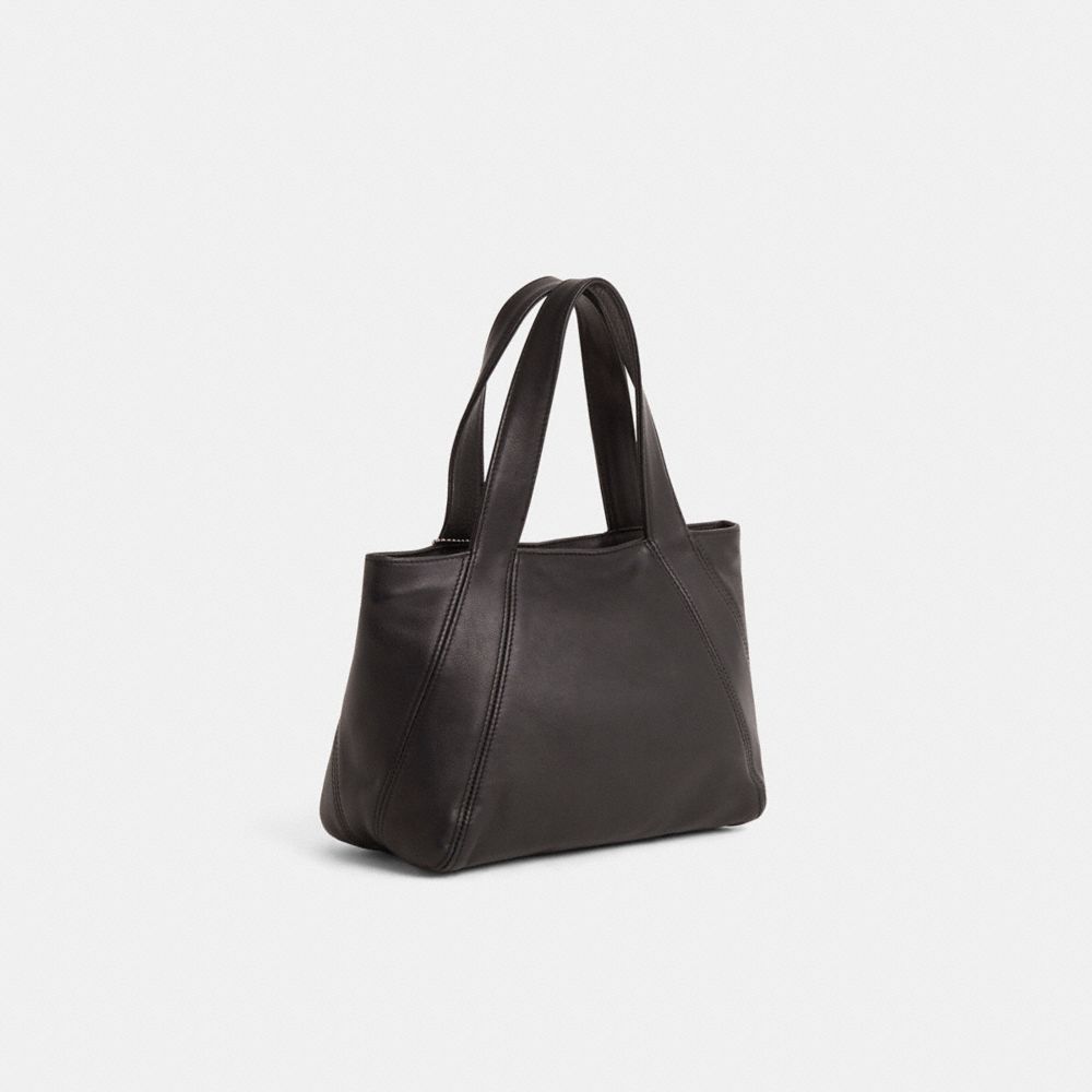COACH®,Vintage Lexington Satchel,Black,Angle View