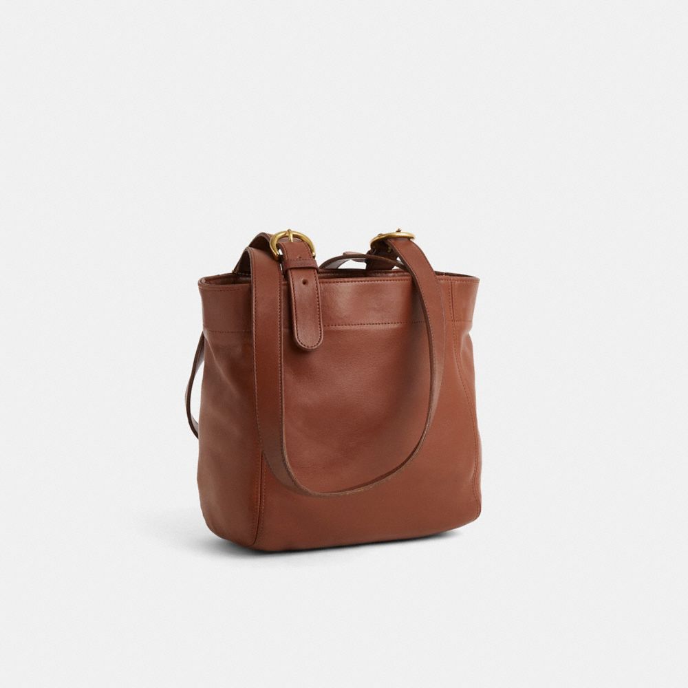 COACH®,Vintage Soho Buckle Bag,Brown,Angle View