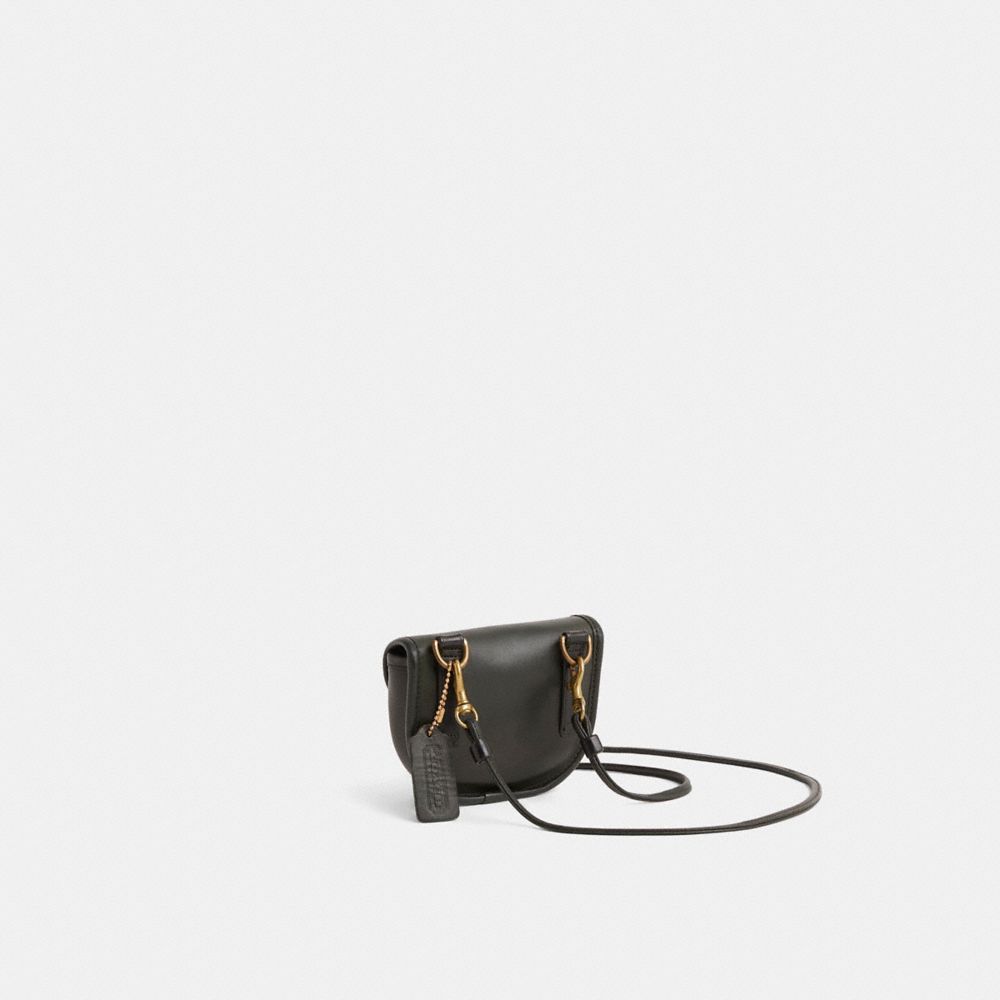 COACH®,Vintage Belt Bag,Green,Angle View