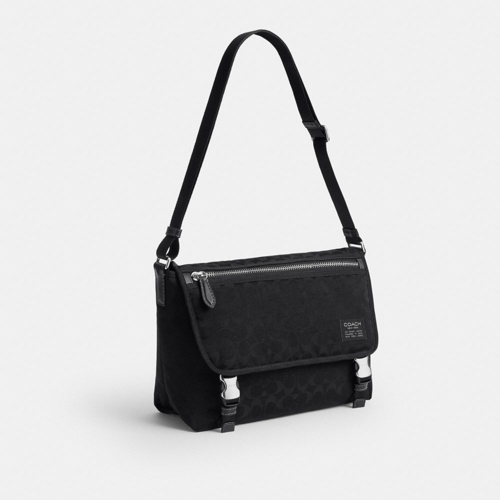 Coach Lane Messenger In Signature Nylon — фото 2