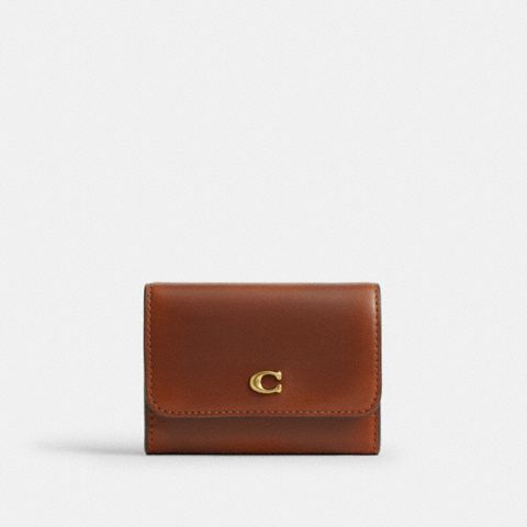 Женские кошельки Coach Essential Flap Card Case In Loved Leather